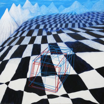 Dream of a house - a Paint Artowrk by Dagmar Piorecka